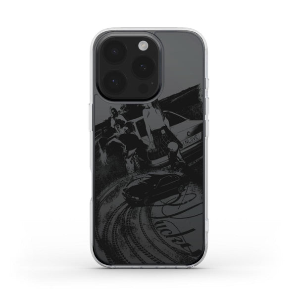 Dark Aesthetic Car Clear Phone Case – “In Love”
